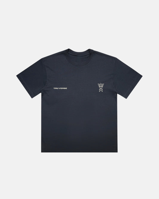 Signature Tee - Ink Blue/Sand