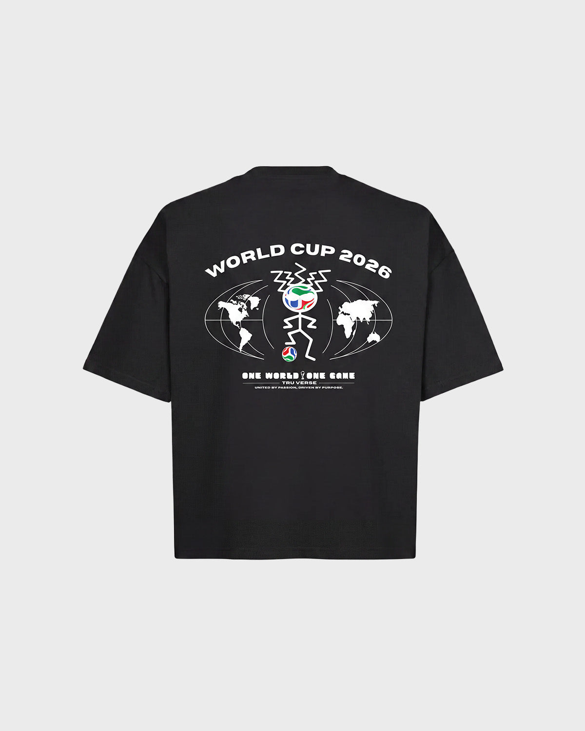 One World Tee in Black