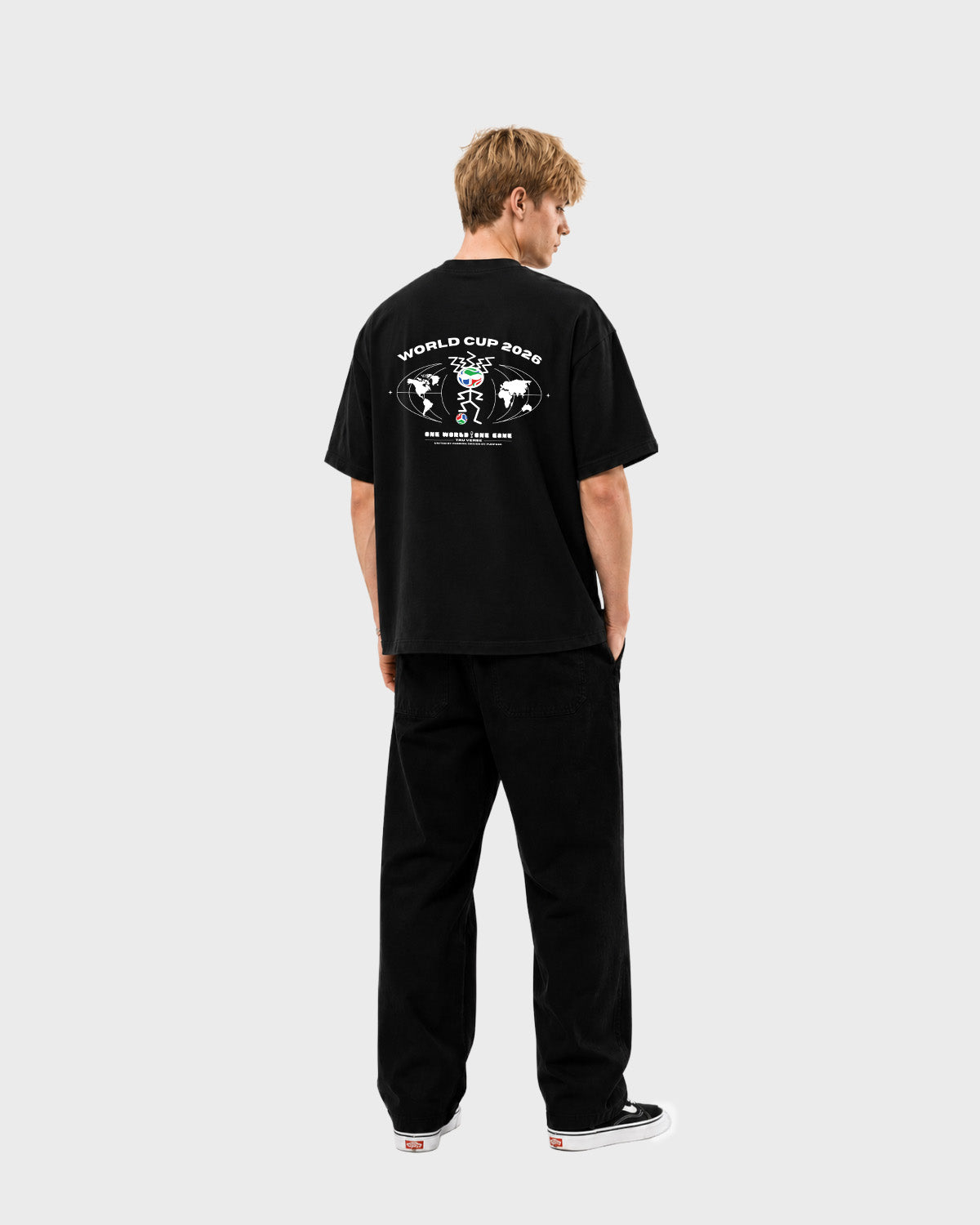One World Tee in Black
