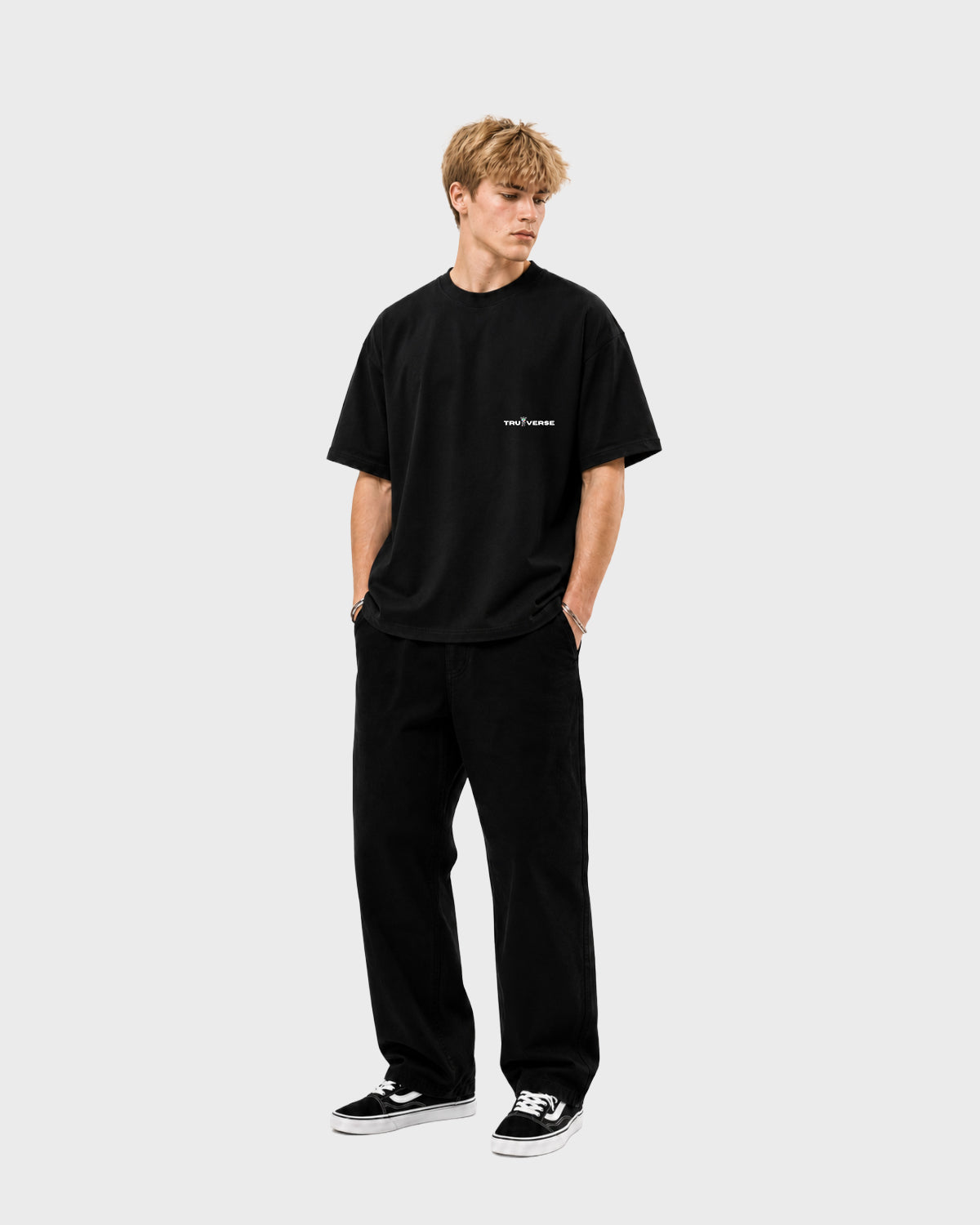 One World Tee in Black