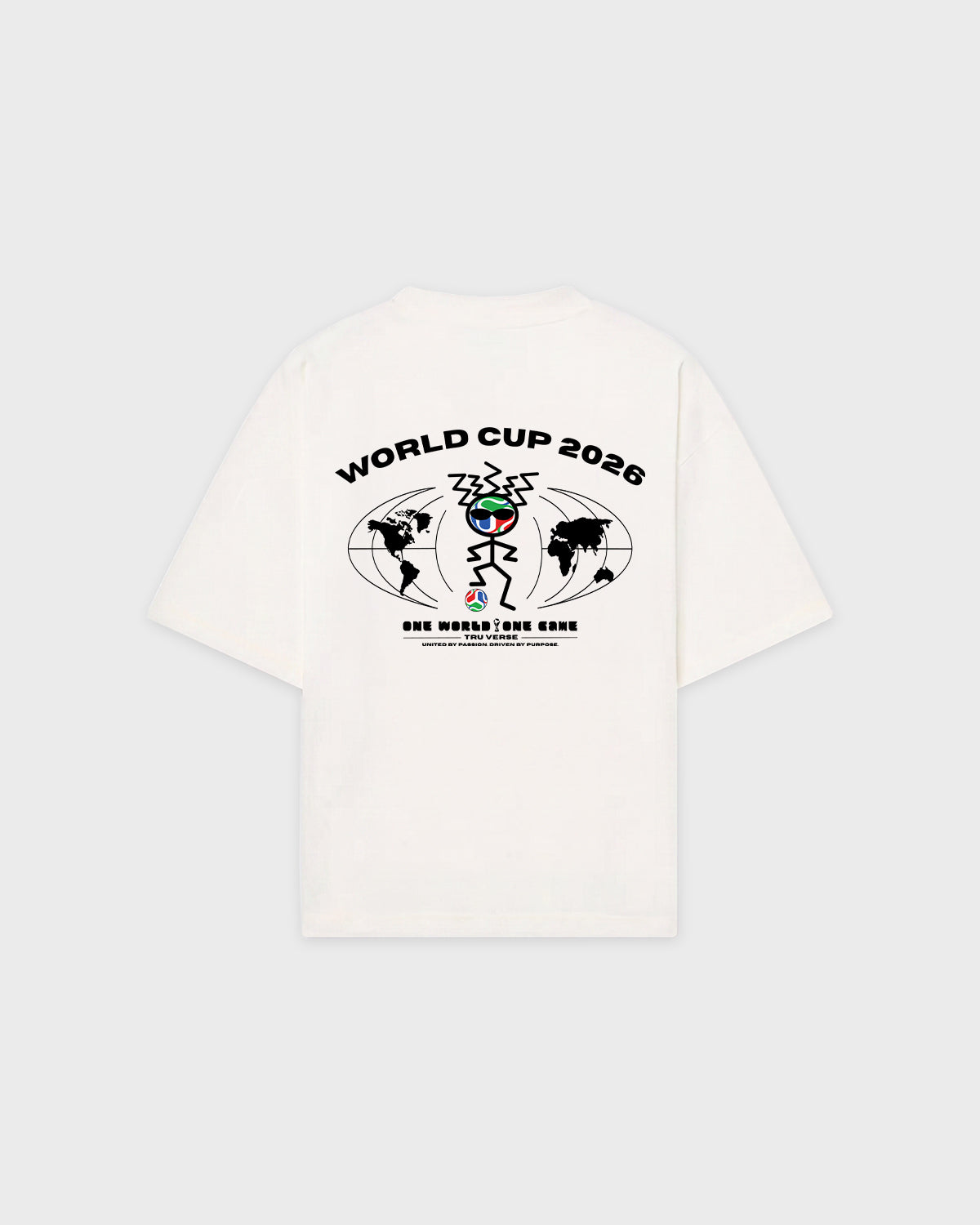 One World Tee in Ecru