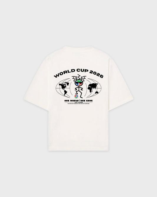 One World Tee in Ecru