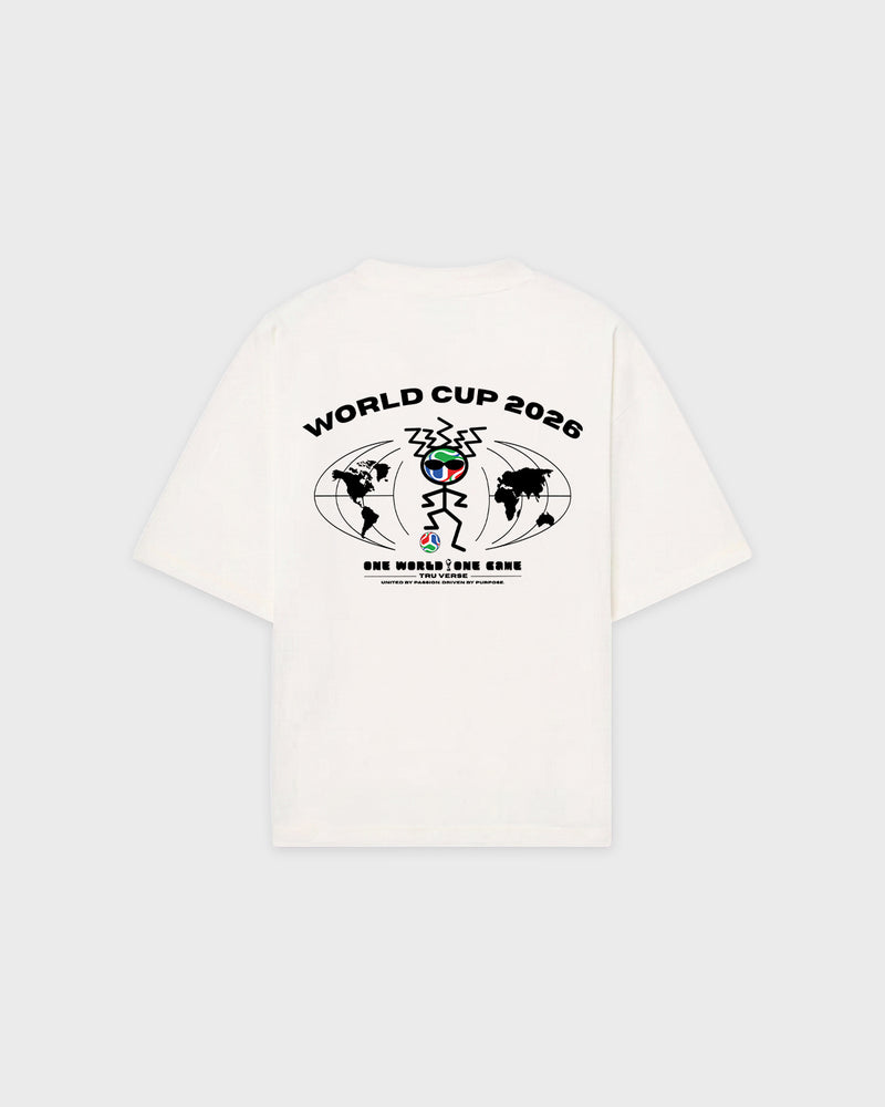 One World Tee in Ecru