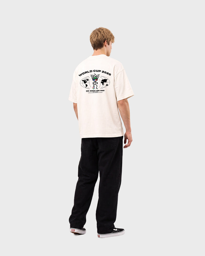 One World Tee in Ecru
