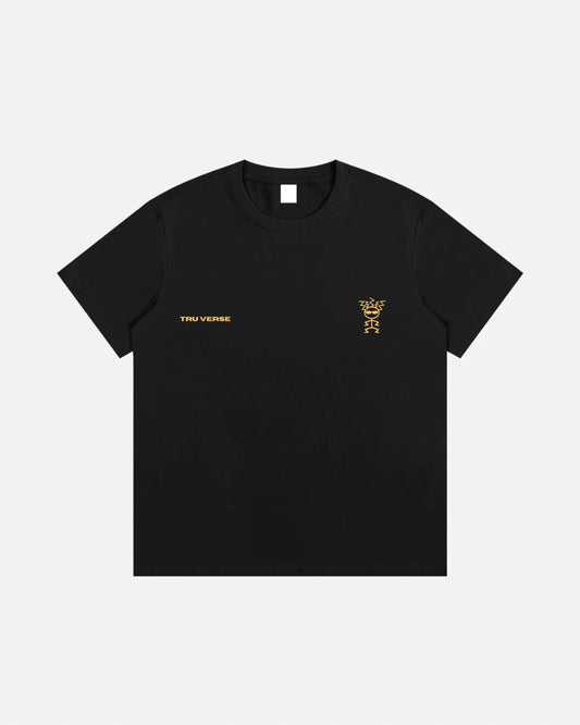Signature Tee - Black/Yellow