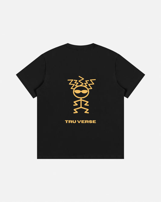 Signature Tee - Black/Yellow